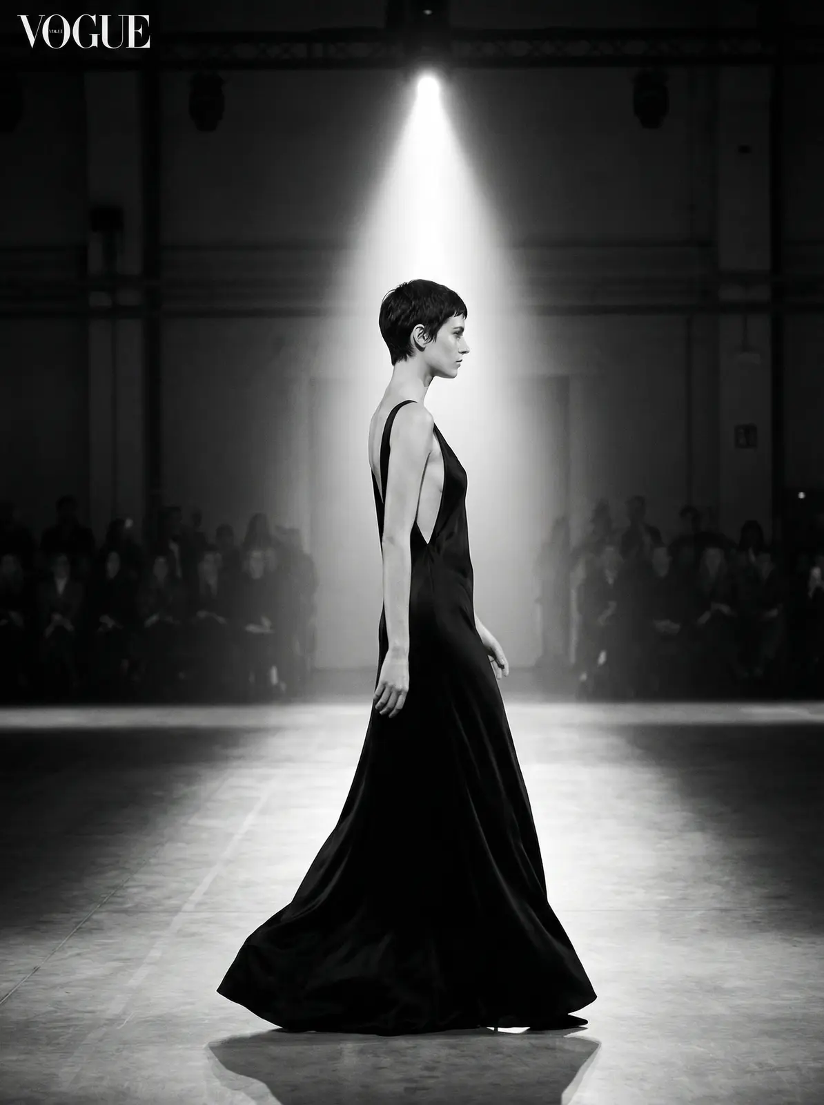 凤凰体育网址 极简黑色晚装秀场瞬间